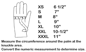 Determine Glove Size Picture