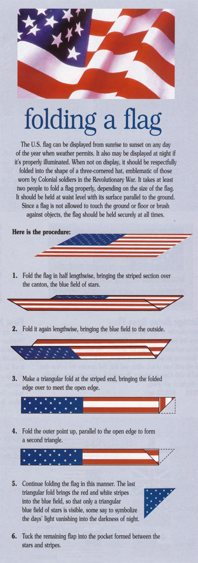 Fold a flag